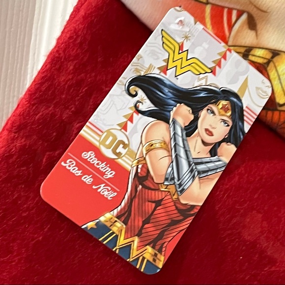 ⛄️ 5/$20‼️ DC’s Wonder Woman Felt Holiday Stocking! - Picture 2 of 3